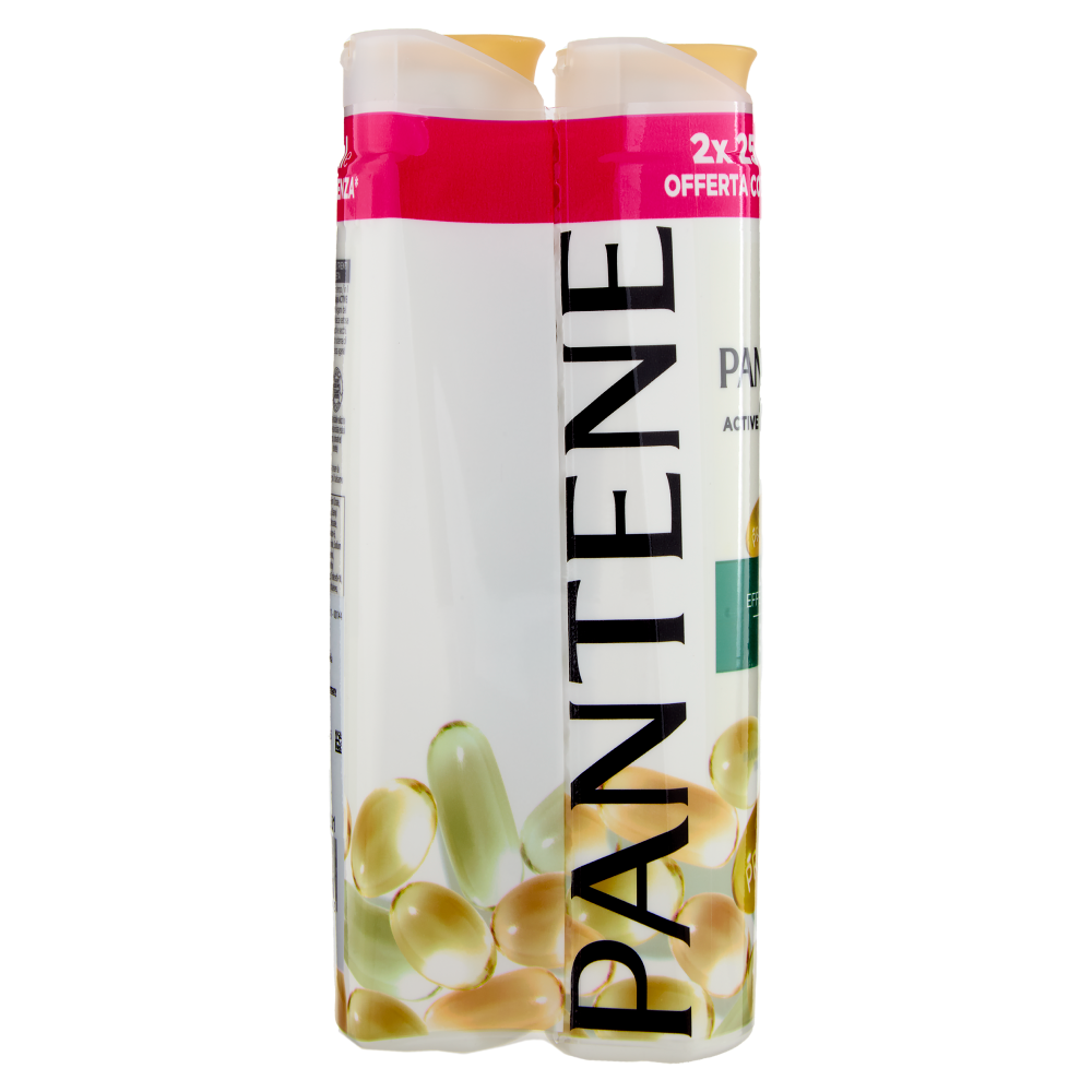 Pantene Pro-V Lisci Effetto Seta 3 in 1 Shampoo + Balsamo + Trattamento Active Nutri-Plex 2 x 250 ml