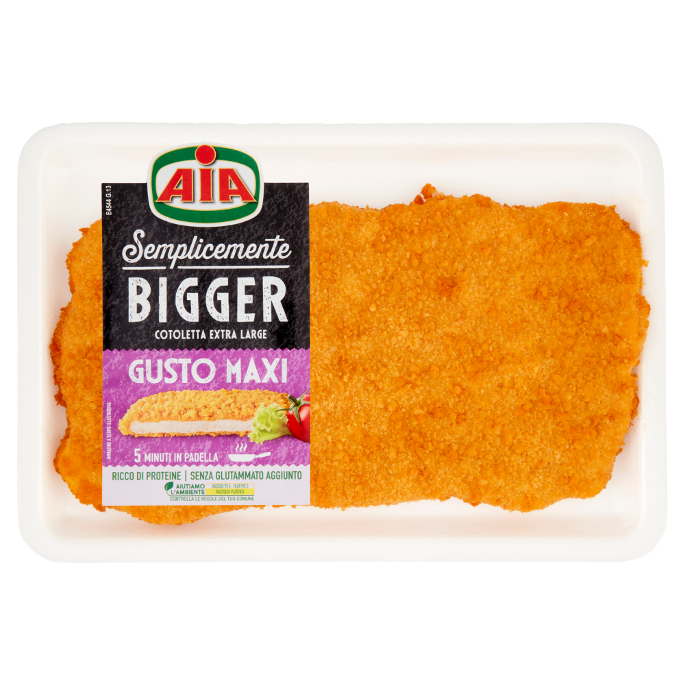 Aia Semplicemente Bigger Cotoletta di Petto di Tacchino 0,280 kg