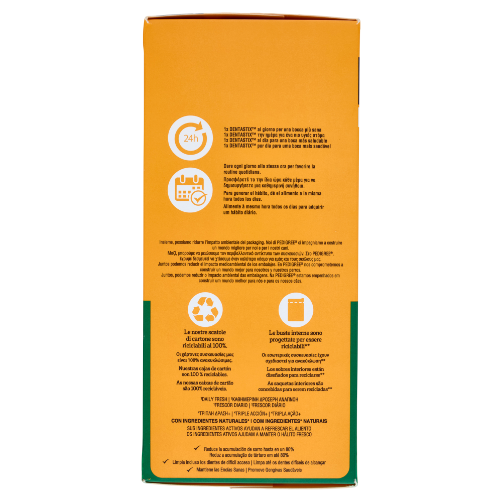 Pedigree Dentastix Fresh Snack per igiene orale Cane Medio 28 Pezzi 720 g