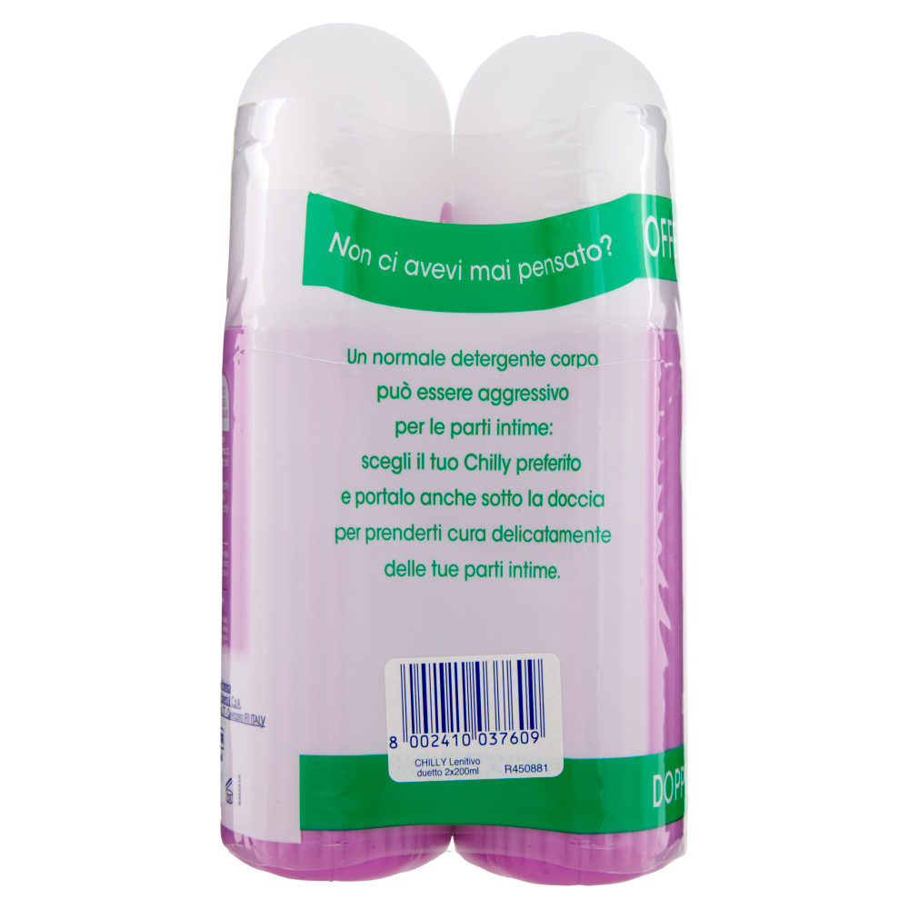 Chilly lenitivo Detergente Intimo 2 x 200 ml