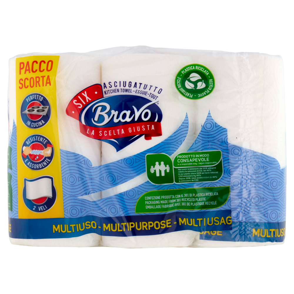Bravo Six Asciugatutto 6 pz