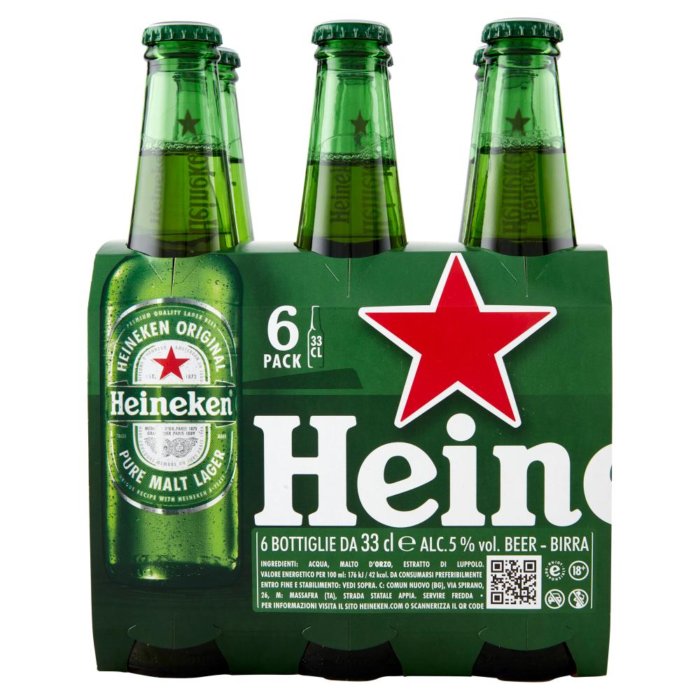 Heineken Original 6 x 33 cl