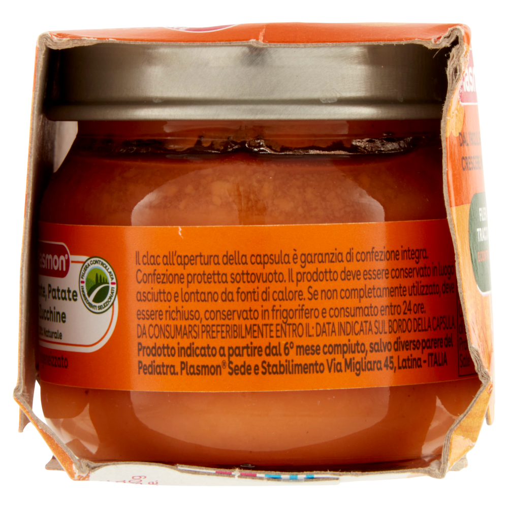 Plasmon Omogeneizzato Carote Patate e Zucchine 2 x 80 g