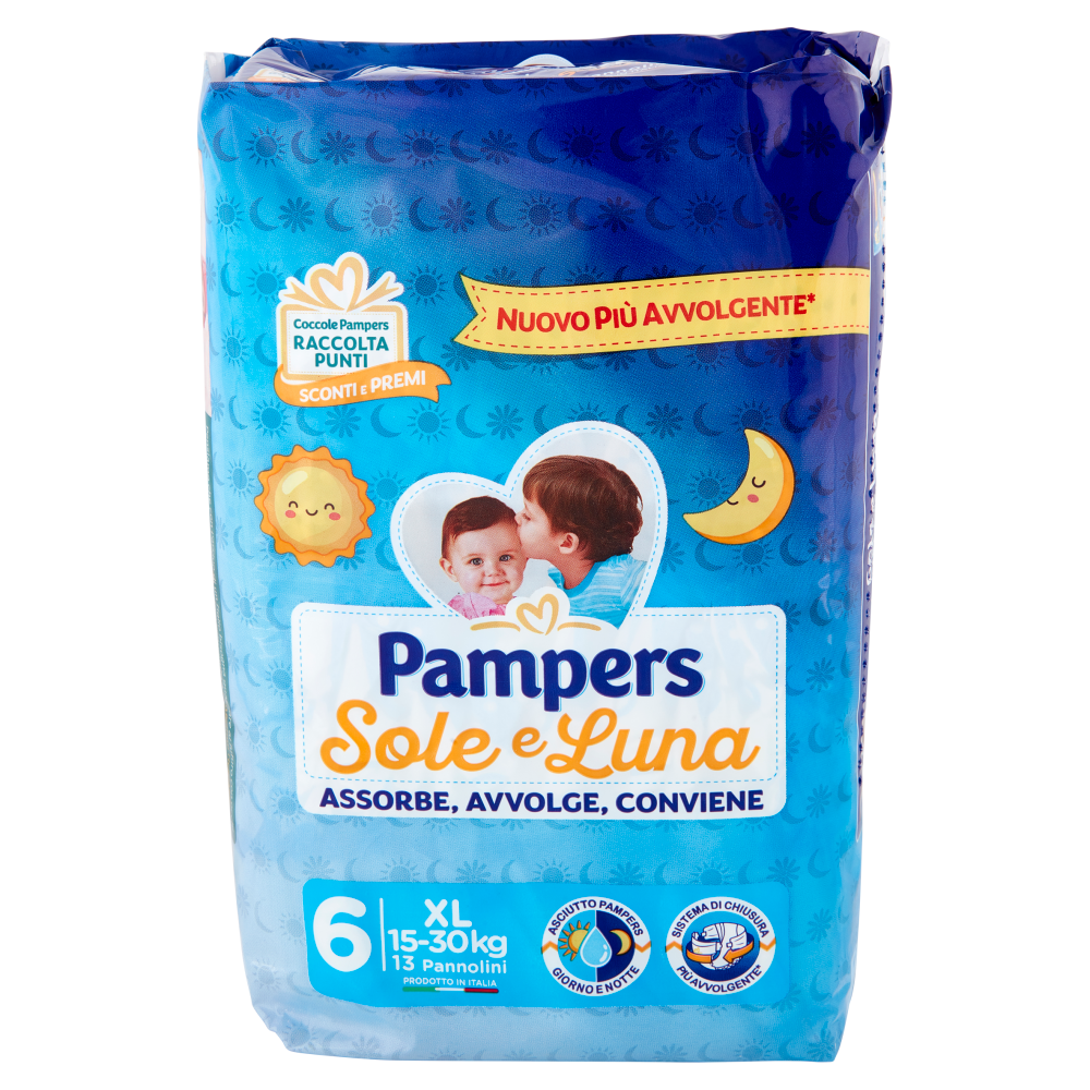 Pampers Sole e Luna 6 XL 13 pz