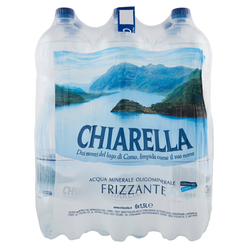 Chiarella Acqua Minerale Frizzante Oligominerale 6 x 1,5 L