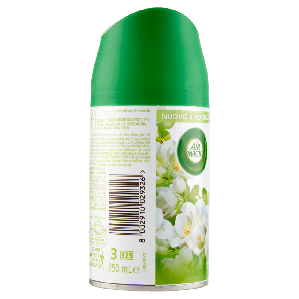 Air Wick Freshmatic Ricarica Fresia Bianca e Gelsomino Profumatore per ambiente 250 ml