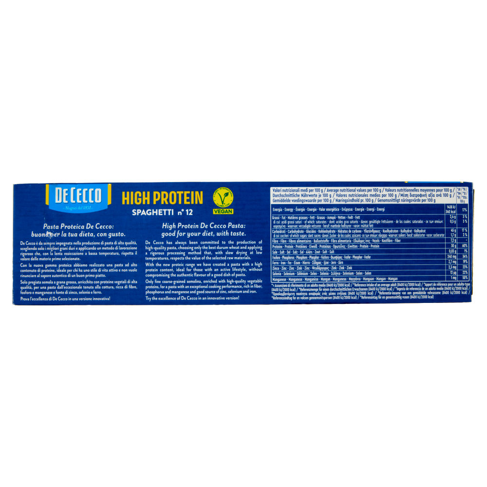 De Cecco High Protein Spaghetti n° 12 400 g