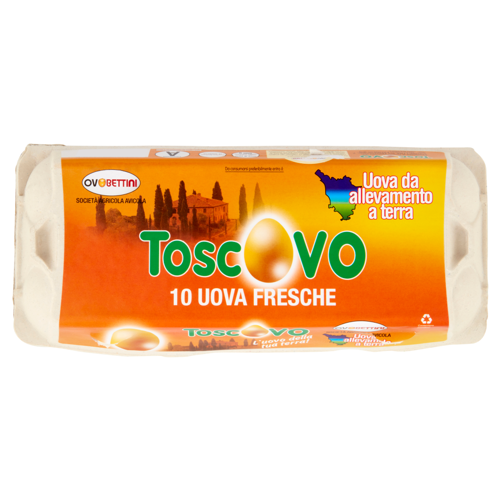Ovobettini Toscovo 10 Uova Fresche 590 g