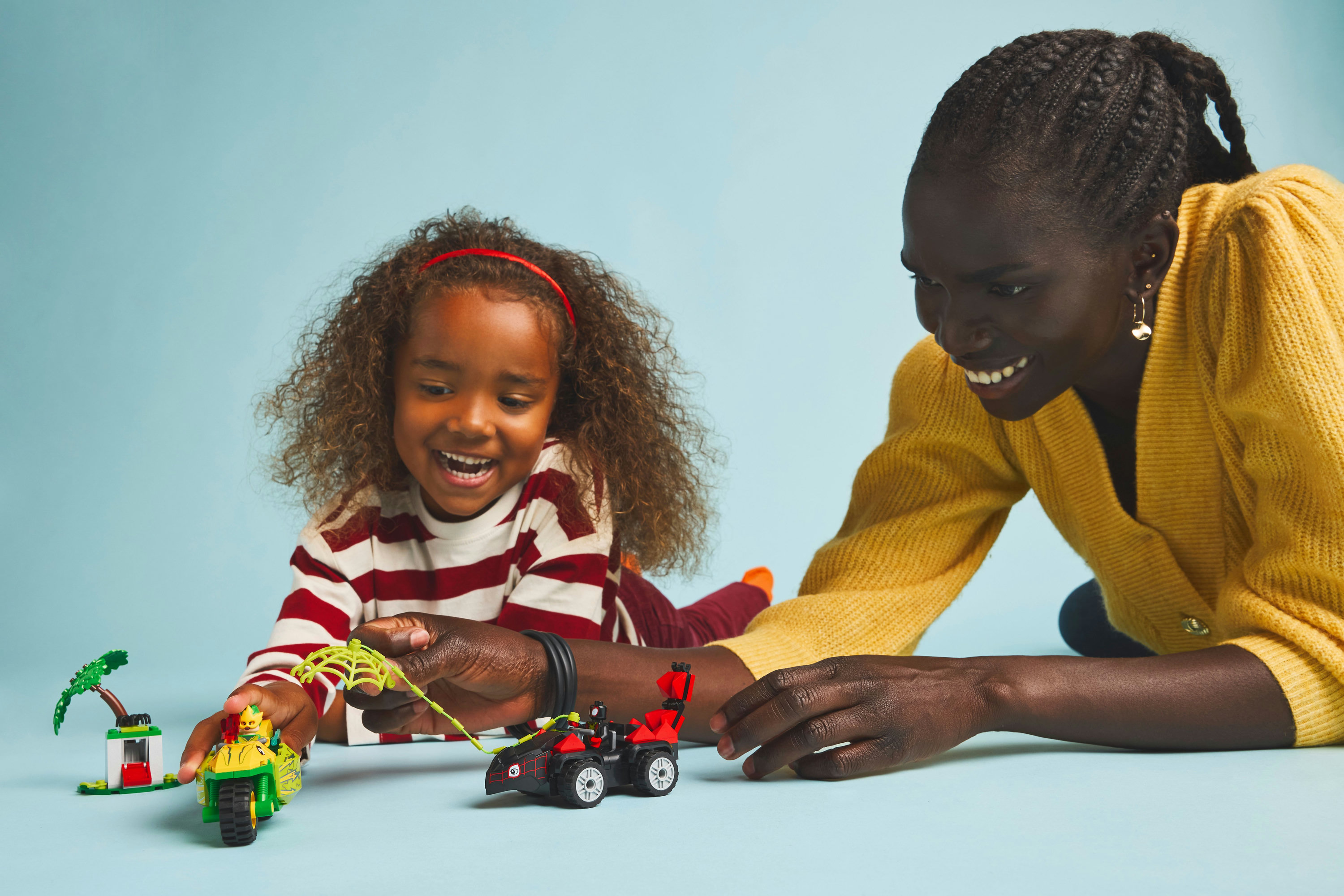 LEGO Inseguimento sui dino-veicoli di Spin ed Electro