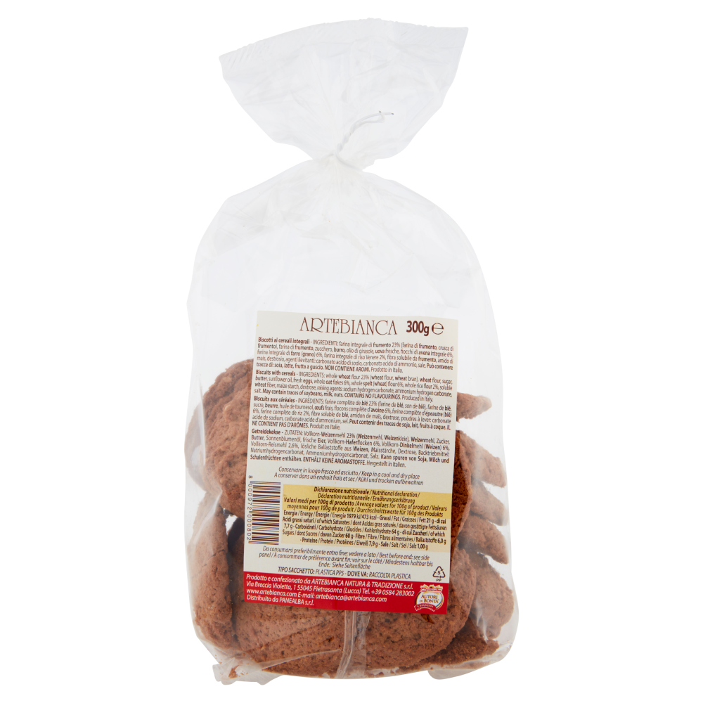 Artebianca Biscotti ai Cereali 300 g