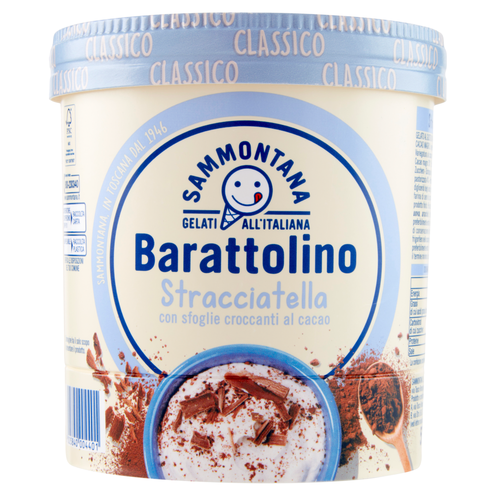 Sammontana Barattolino Classico Stracciatella 500 g