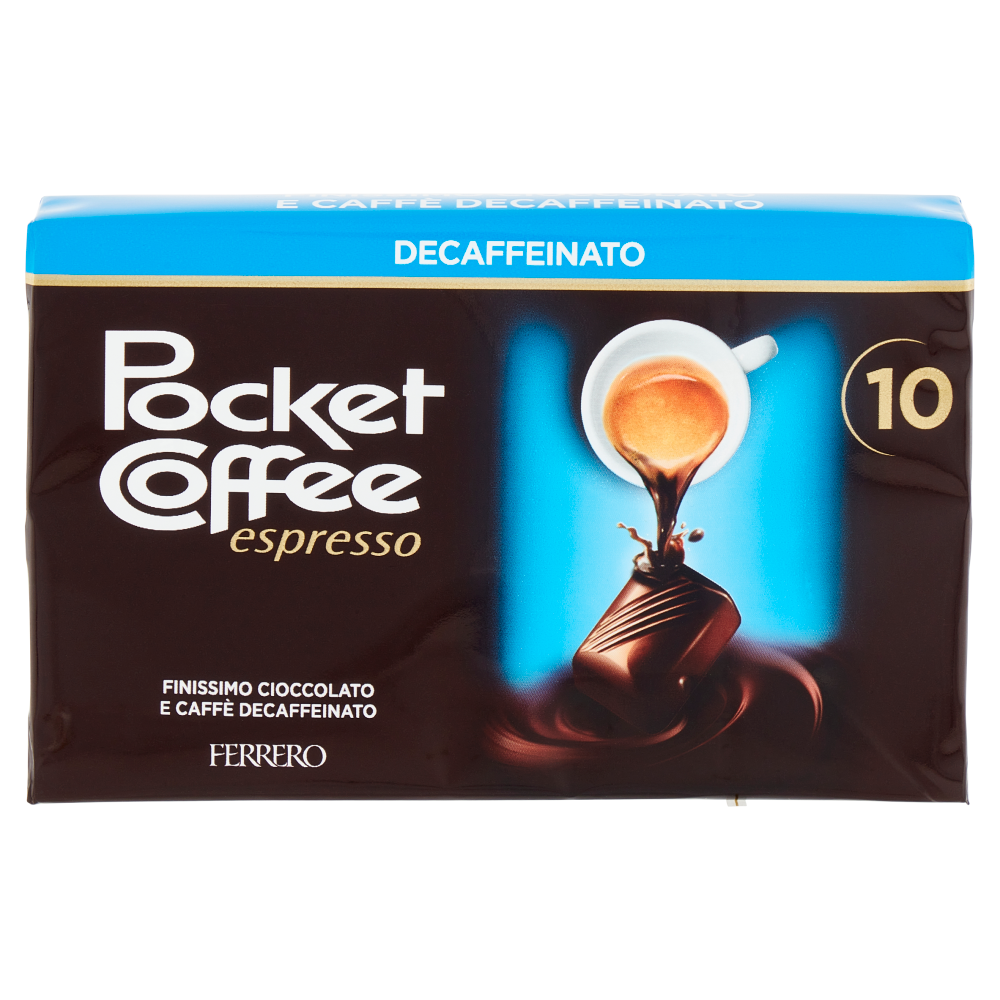 Pocket Coffee espresso Decaffeinato 10 pezzi 125 g Carrefour