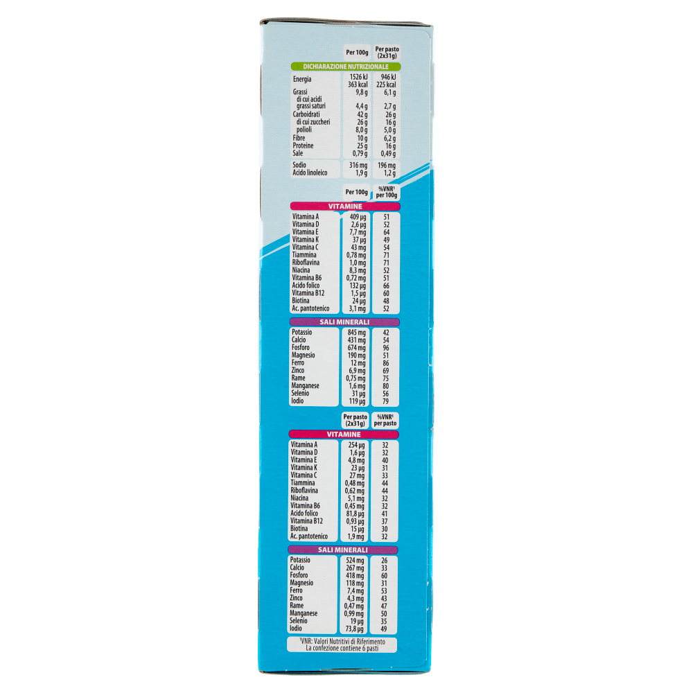 Pesoforma gusto Caramello Salato, pasto sostitutivo ricco di fibre, 225kcal per pasto, 12 x 31 g