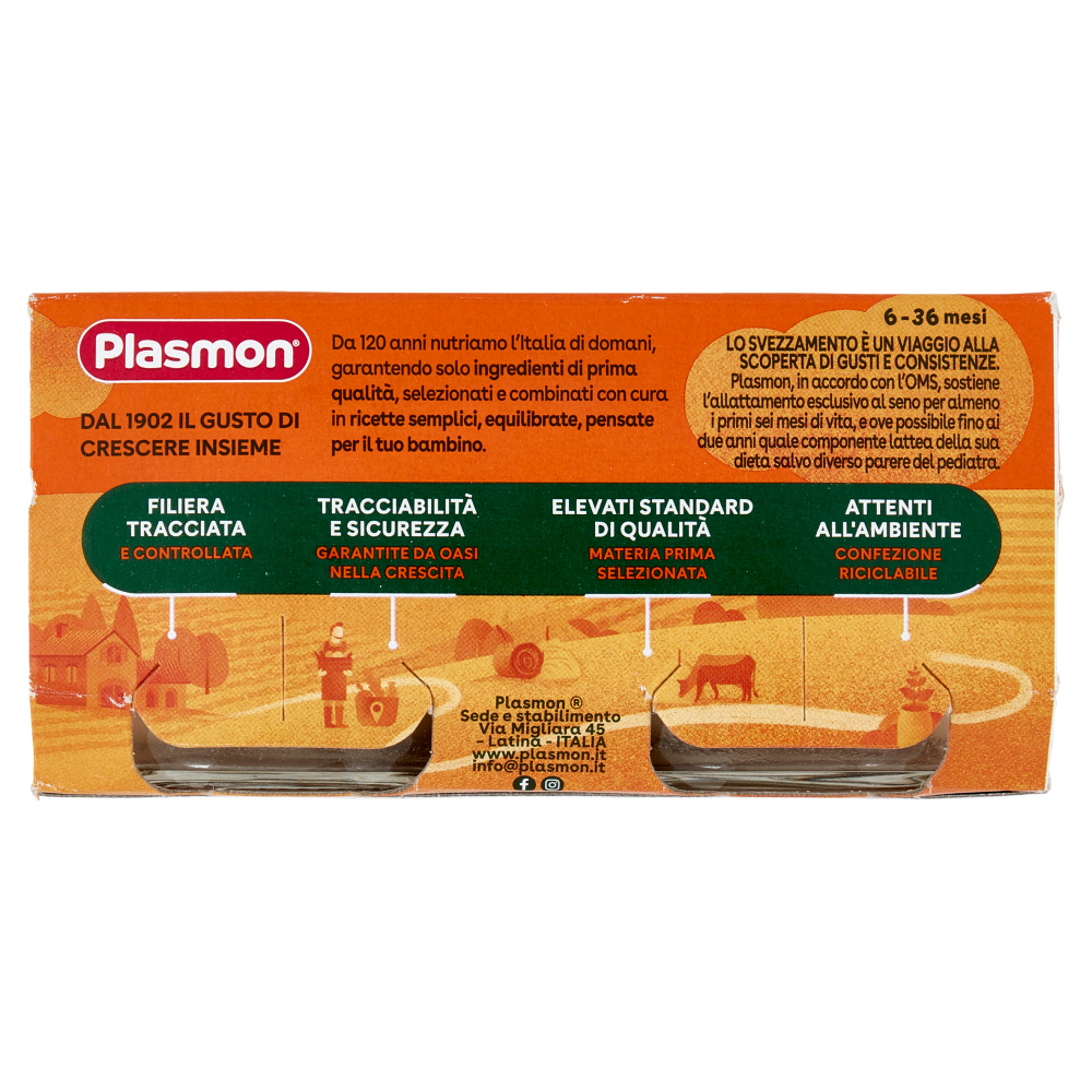 Plasmon Omogeneizzato Platessa con patate 2 x 80 g