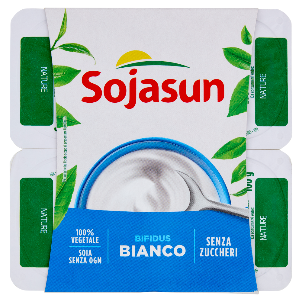 Sojasun Bifidus Bianco 4 x 100 g