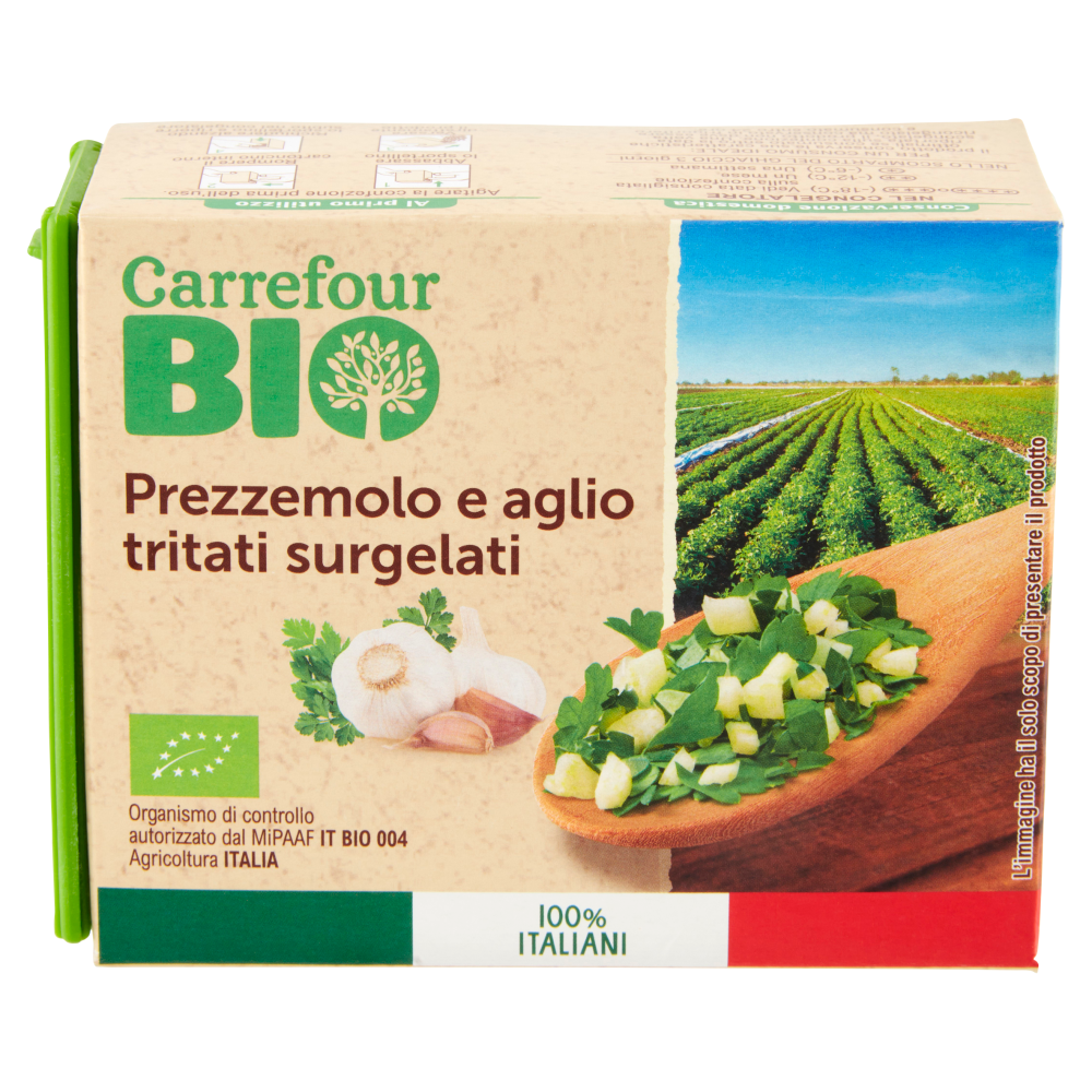 Carrefour Bio Prezzemolo e aglio tritati surgelati 100 g