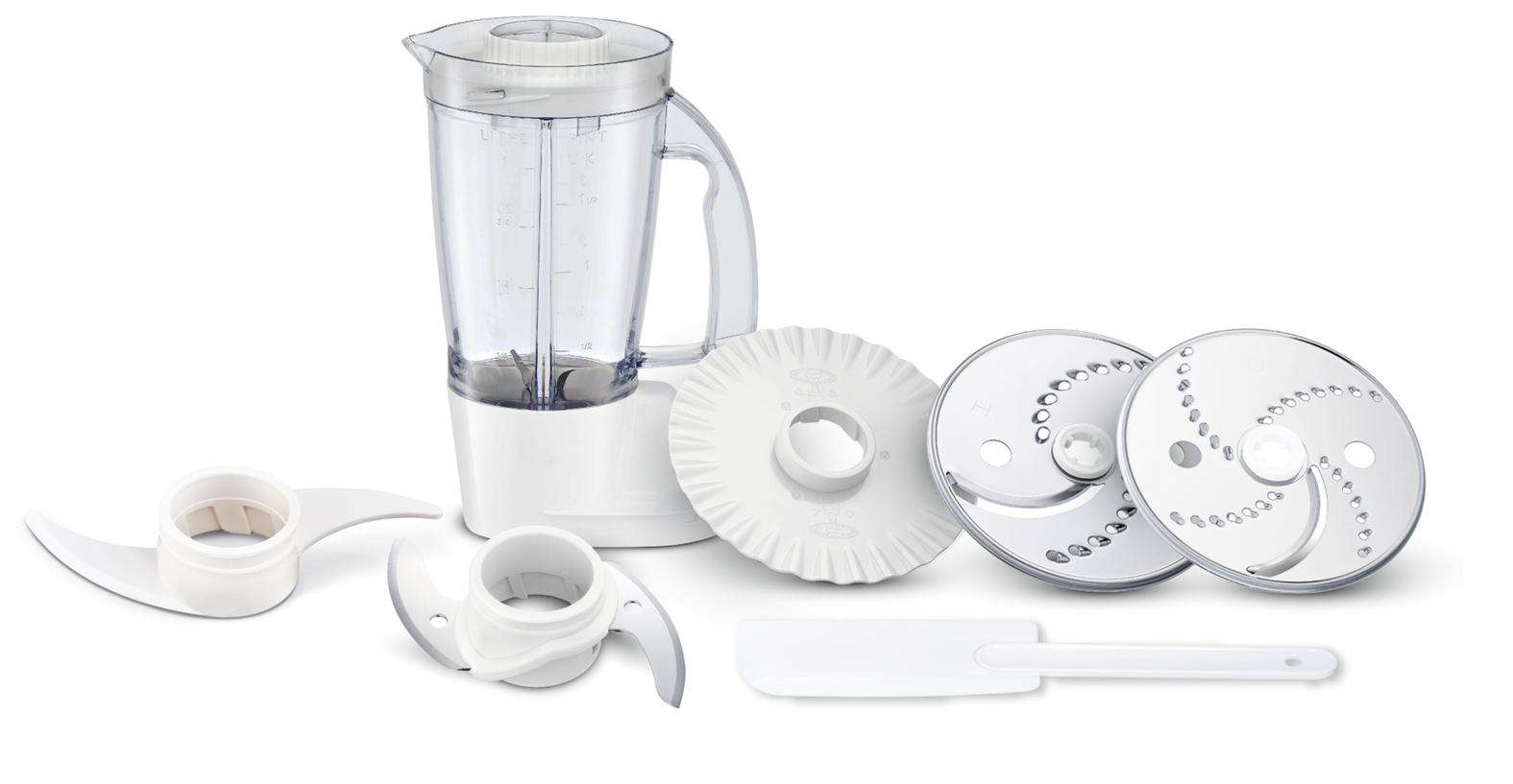 Moulinex FP5441 Robot da cucina multifunzione Double Force Compact