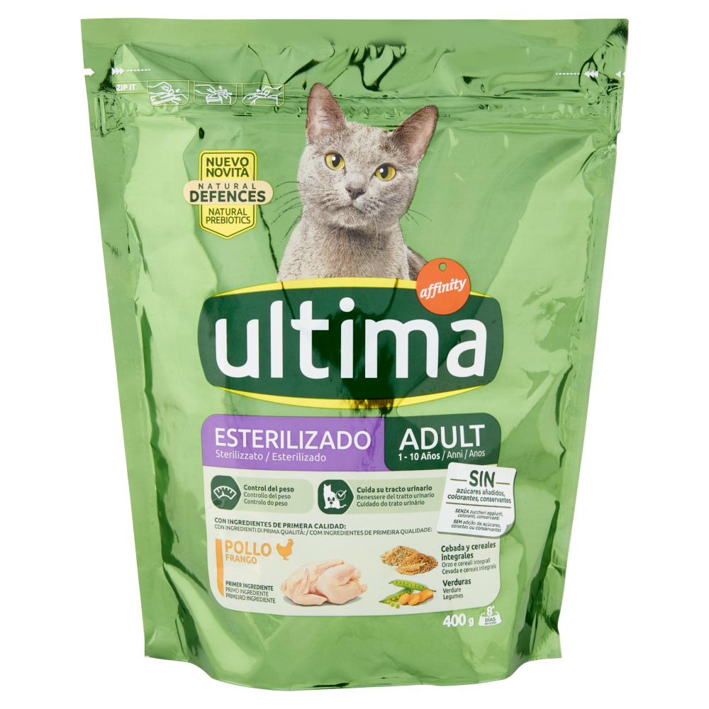 Ultima Cat Sterilizzato Adulto 110 Anni Pollo 400 g Carrefour