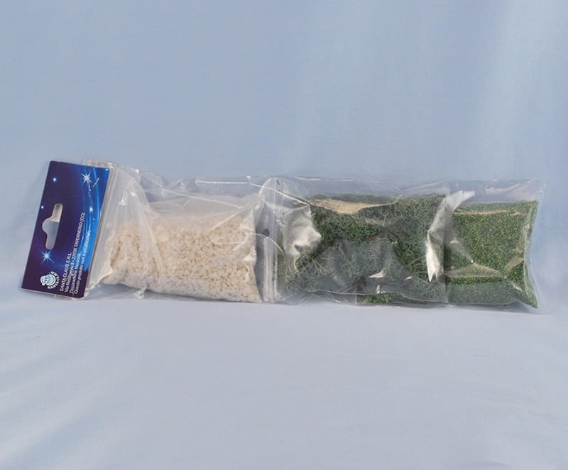 Carrefour Kit Presepe 3D 3 Pezzi (Ghiaia,Lichene,Erbetta)