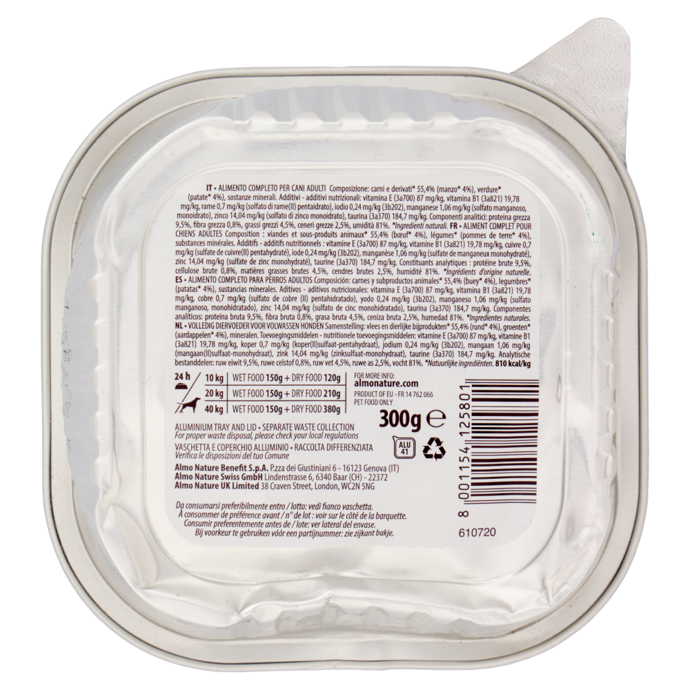 almo nature Daily con Manzo e Patate 300 g