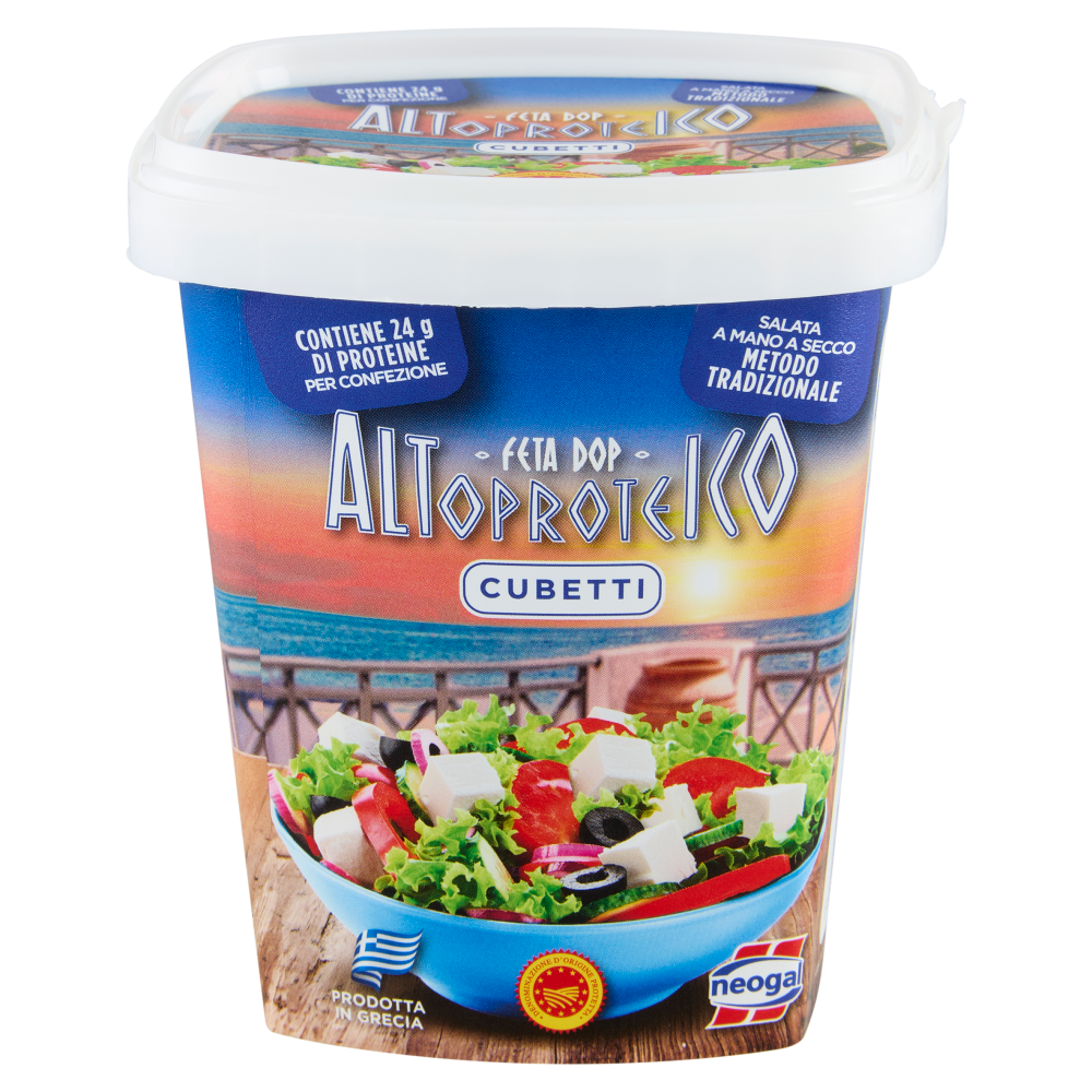 neogal Altoproteico Feta DOP Cubetti 400 g