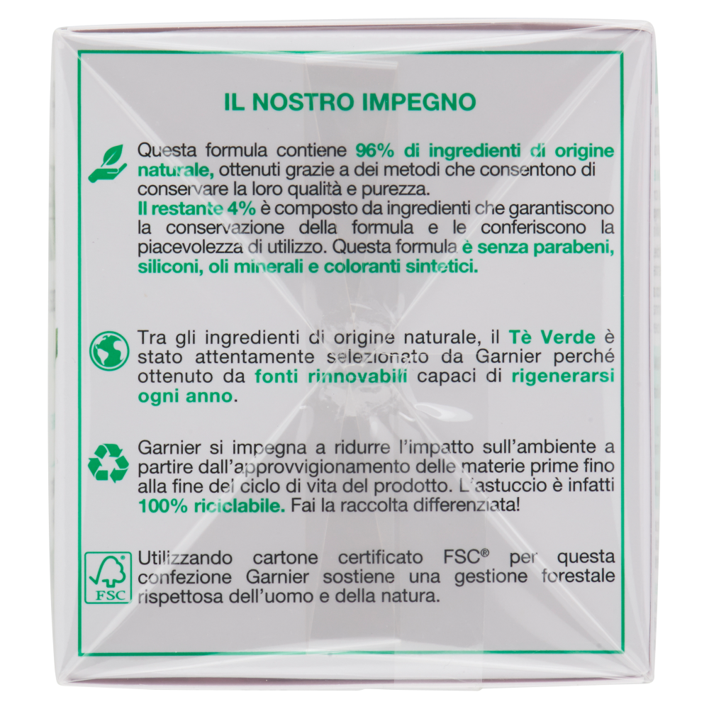 Garnier Idratante Prodigiosa con Tè Verde - Crema viso idratante opacizzante per pelli miste - 50 ml
