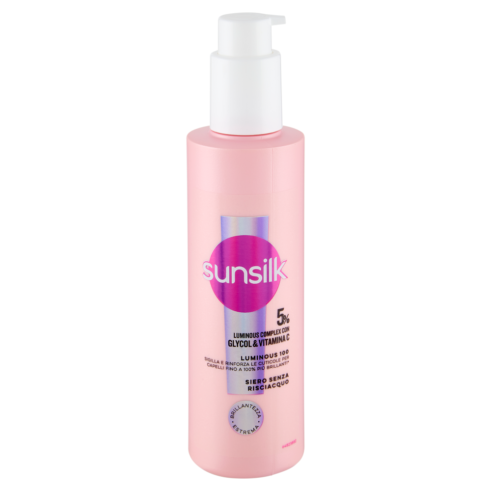 sunsilk Luminous 100 Siero Senza Risciacquo 200 ml