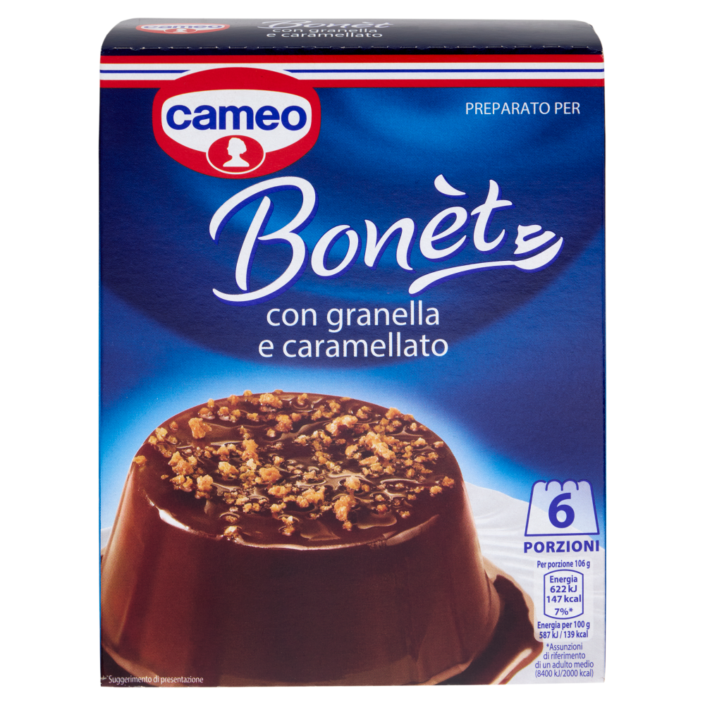 cameo Preparato per Bonèt con granella e caramellato 170 g