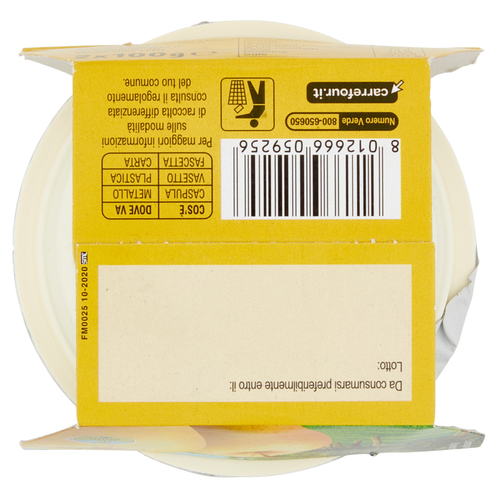 Carrefour il Mercato mousse 100% mela Golden Delicious 2 x 100 g