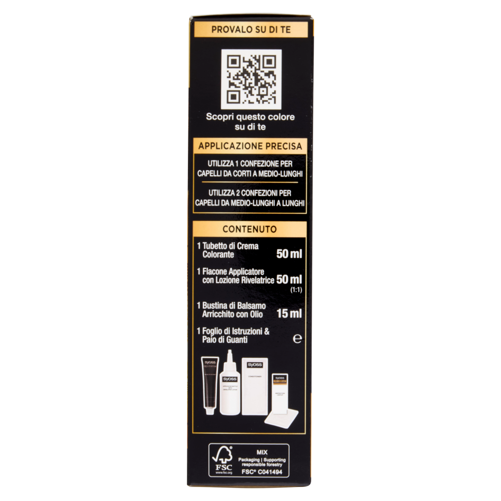 Syoss By Palette oleo intense Castano Dorato 4-60