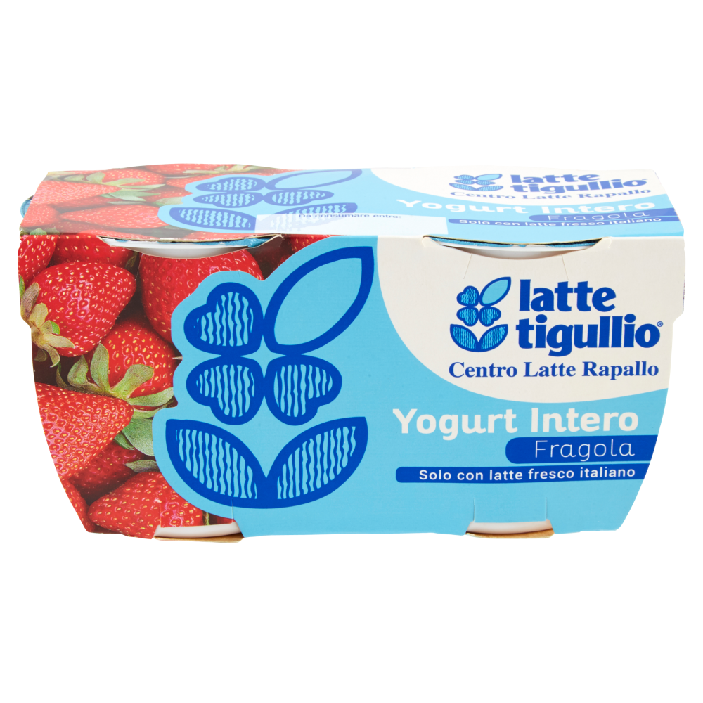 latte tigullio Yogurt Intero Fragola 2 x 125 g