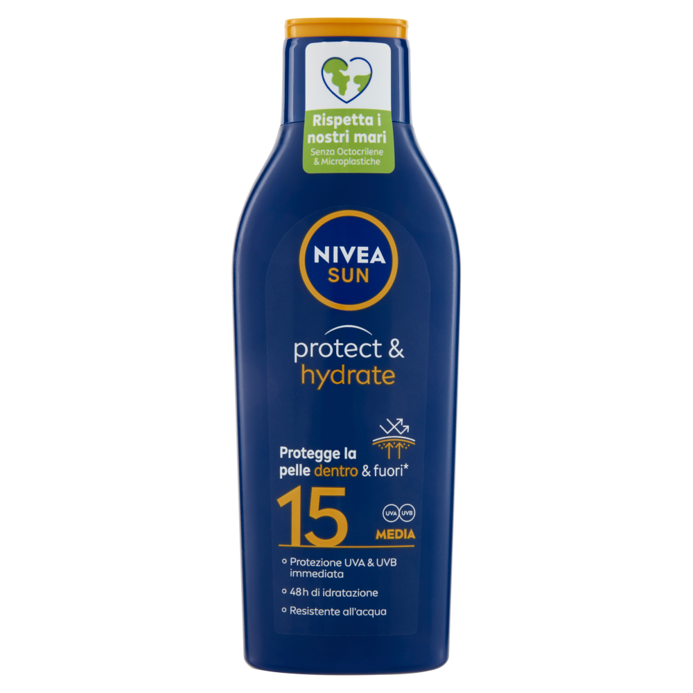 Nivea Sun protect & hydrate 15 Media 200 ml