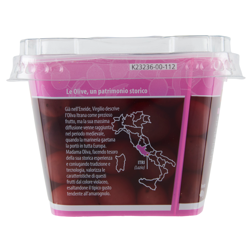 Madama Oliva il Frutto d'Italia Olive Itrana 480 g