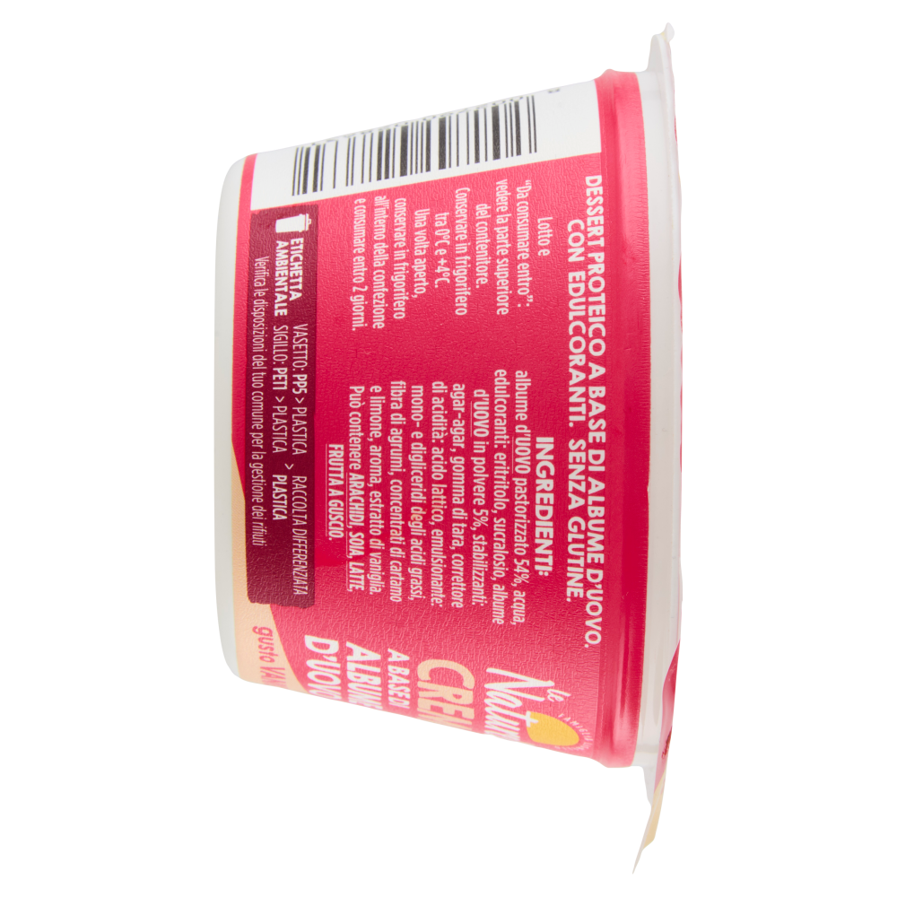 le Naturelle Cremoso a Base di Albume d'Uovo gusto Vaniglia 150 g