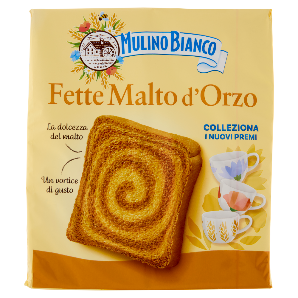 Mulino Bianco Fette Biscottate Malto d'Orzo 315g