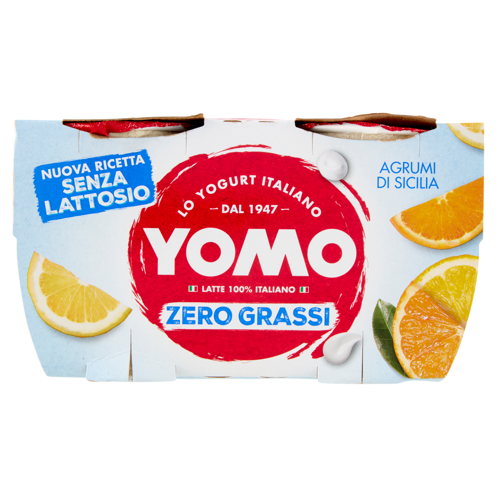 Yomo Zero Grassi Agrumi di Sicilia 2 x 125 g