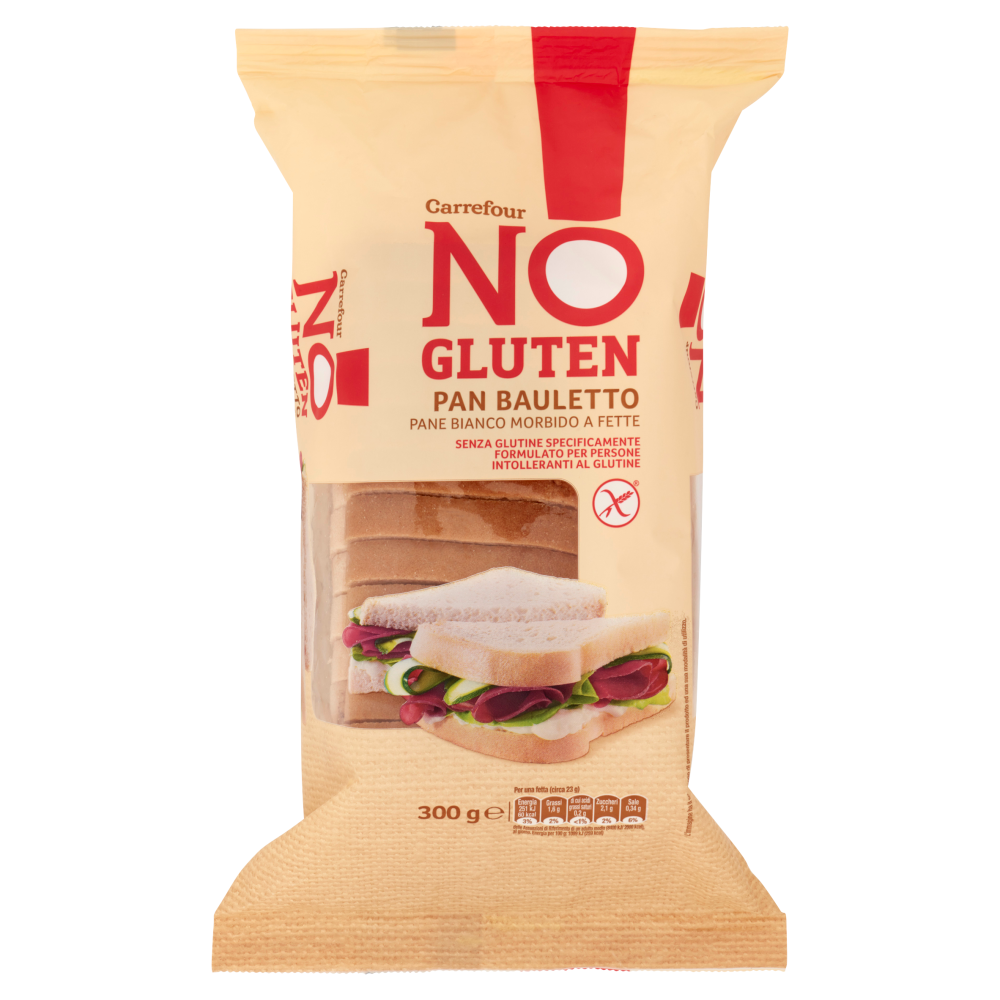 Carrefour No Gluten Pan Bauletto 300 g