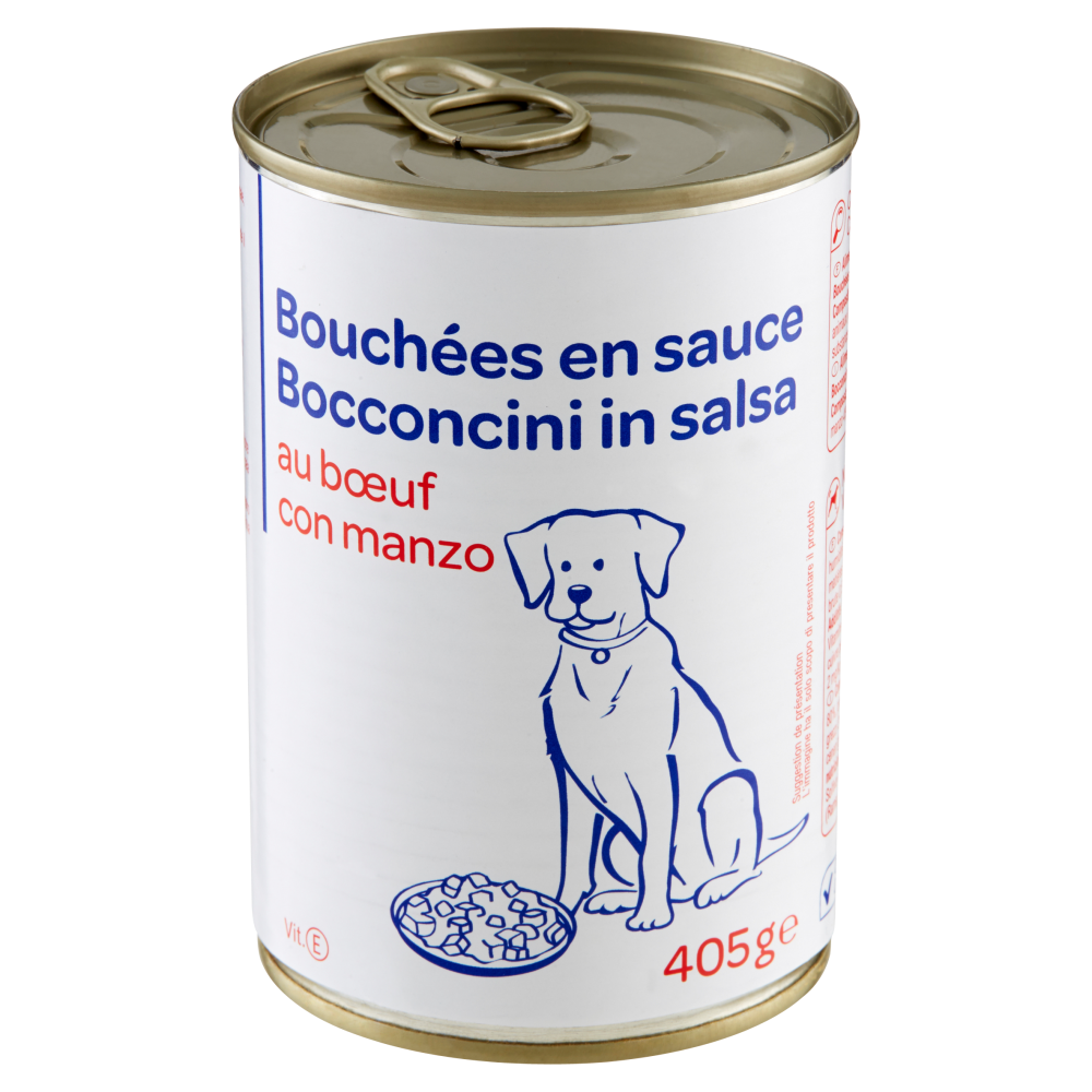 Cibo Umido Per Cani - Bocconcini Di Manzo In Salsa, 6 Lattine Da 1,24kg, Alimento Completo - Foto 12