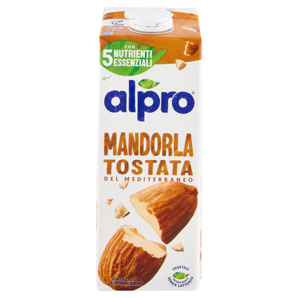 ALPRO Classico, Bevanda alla Mandorla, 100% vegetale con vitamine B2, B12 e D 1 Litro