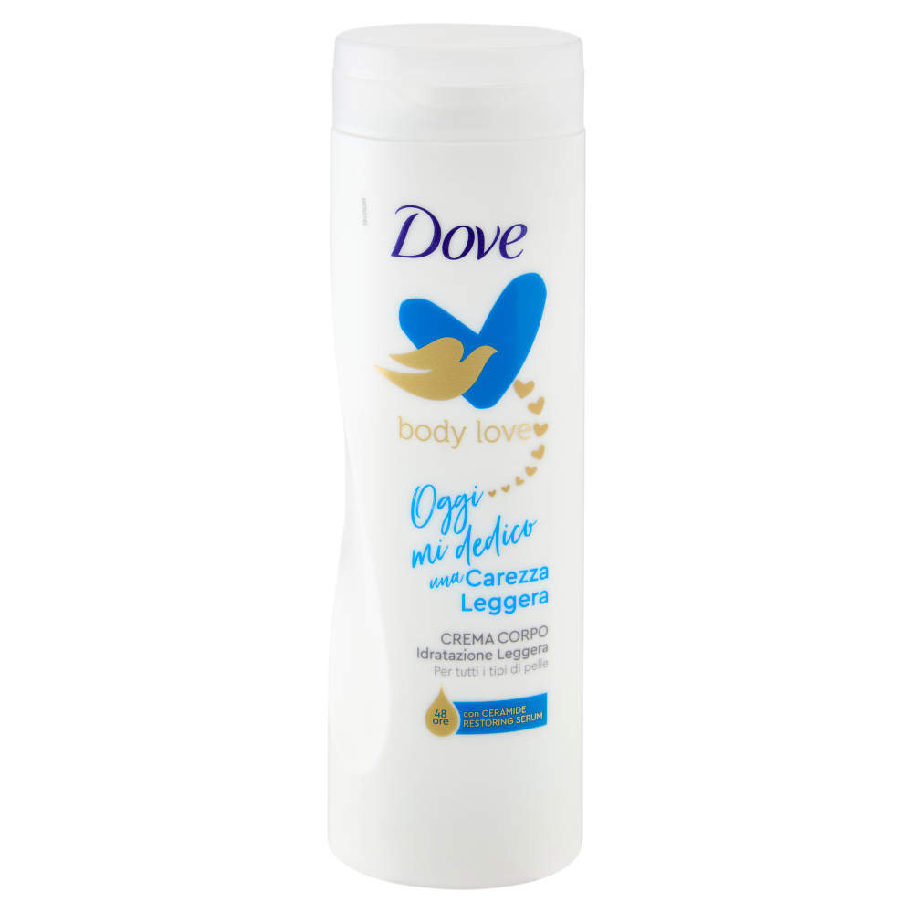 Dove Carezza Leggera Crema Corpo per tutti i tipi di Pelle 400 ml