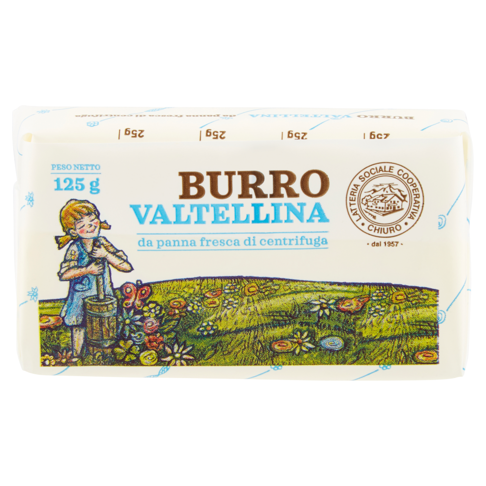 Latteria Sociale Cooperativa Chiuro Burro Valtellina 125 g