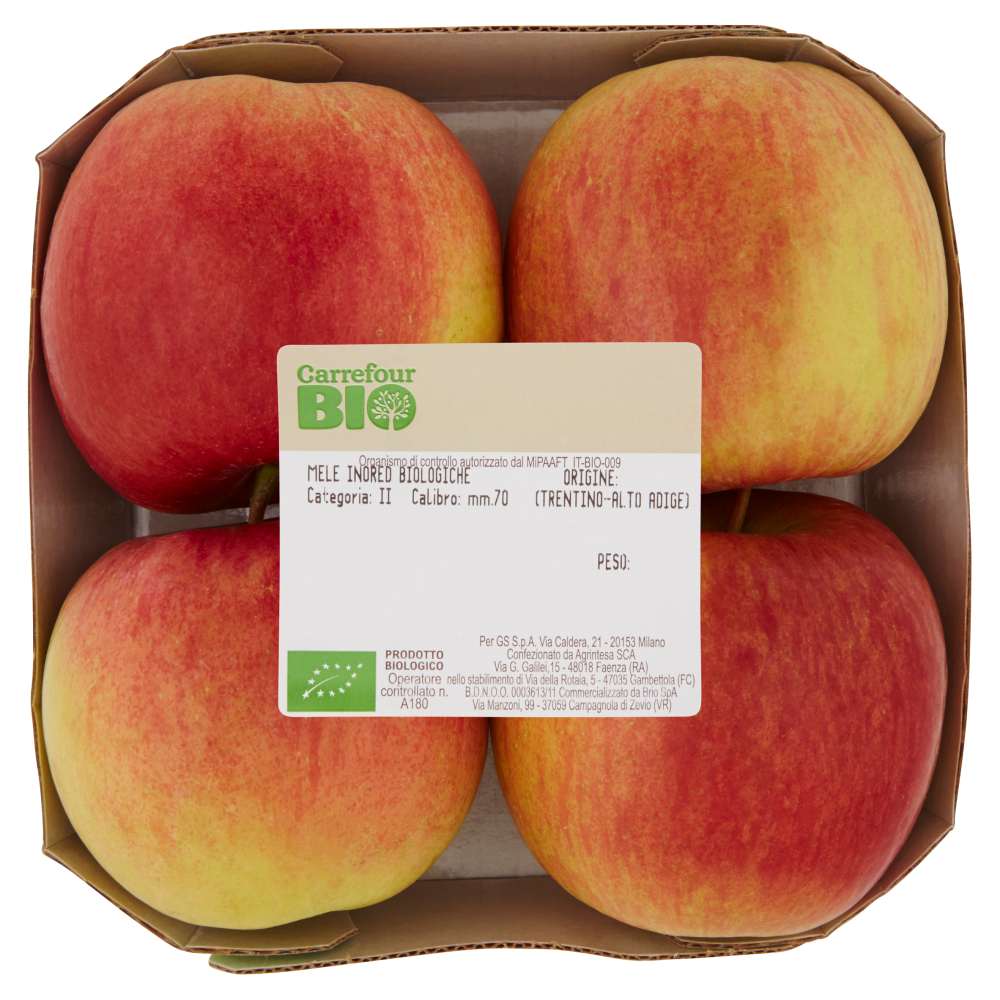 Carrefour Bio Mele Inored Biologiche 600 g