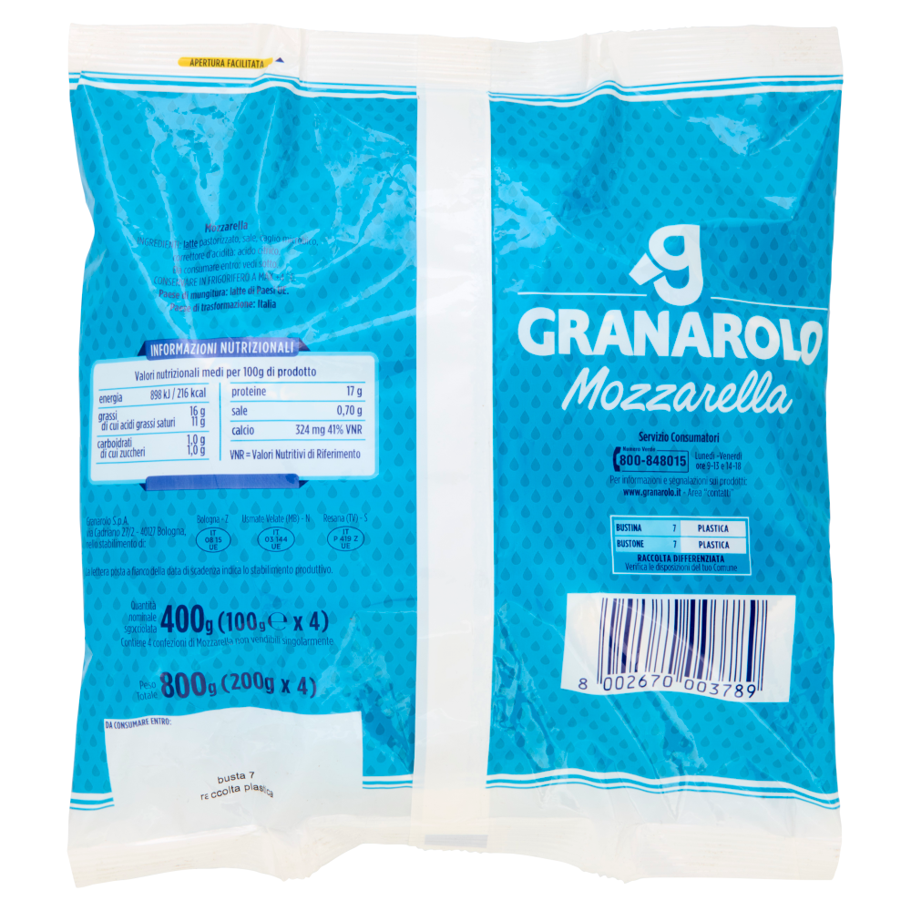 Granarolo Mozzarella 4 x 100 g