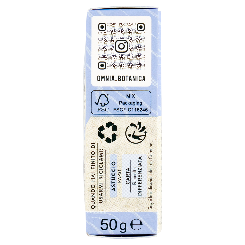 Omnia Botanica Shampoo Solido Capelli Grassi Bacche di Ginepro & Menta 50 g