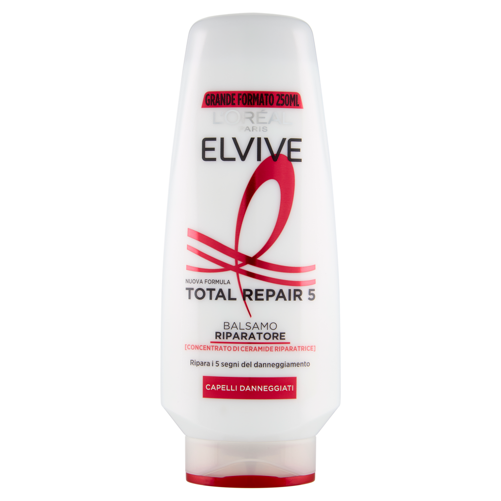 Elvive Total Repair 5 Balsamo Riparatore, per Capelli Danneggiati, 250 ml
