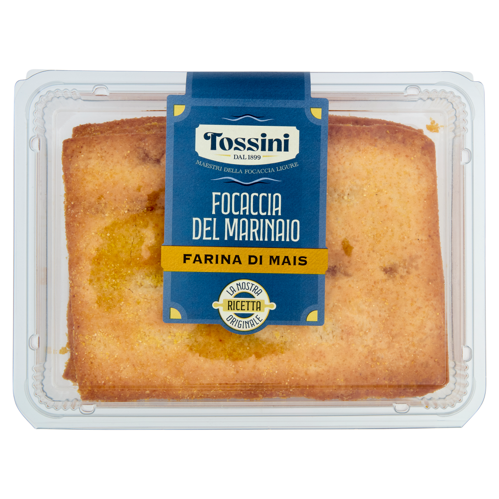 Tossini Focaccia del Marinaio Farina di Mais 200 g