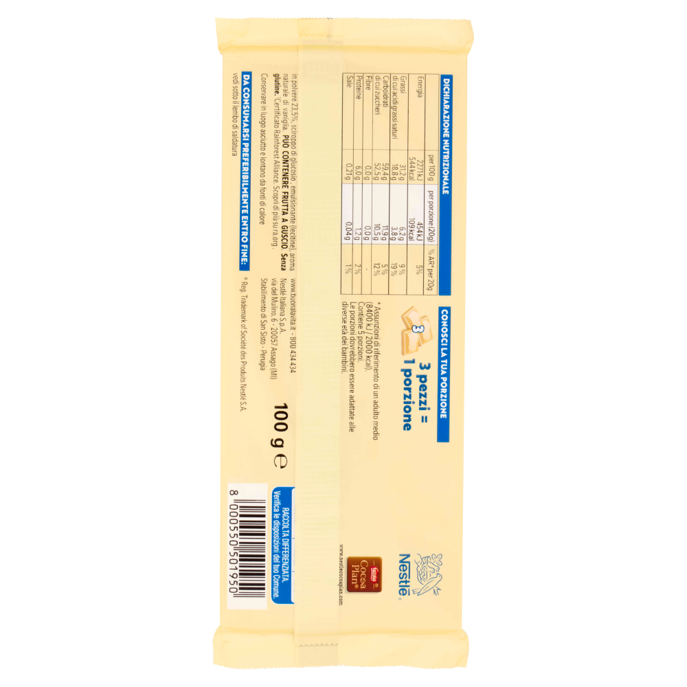 GALAK Tavoletta Cioccolato Bianco 100g