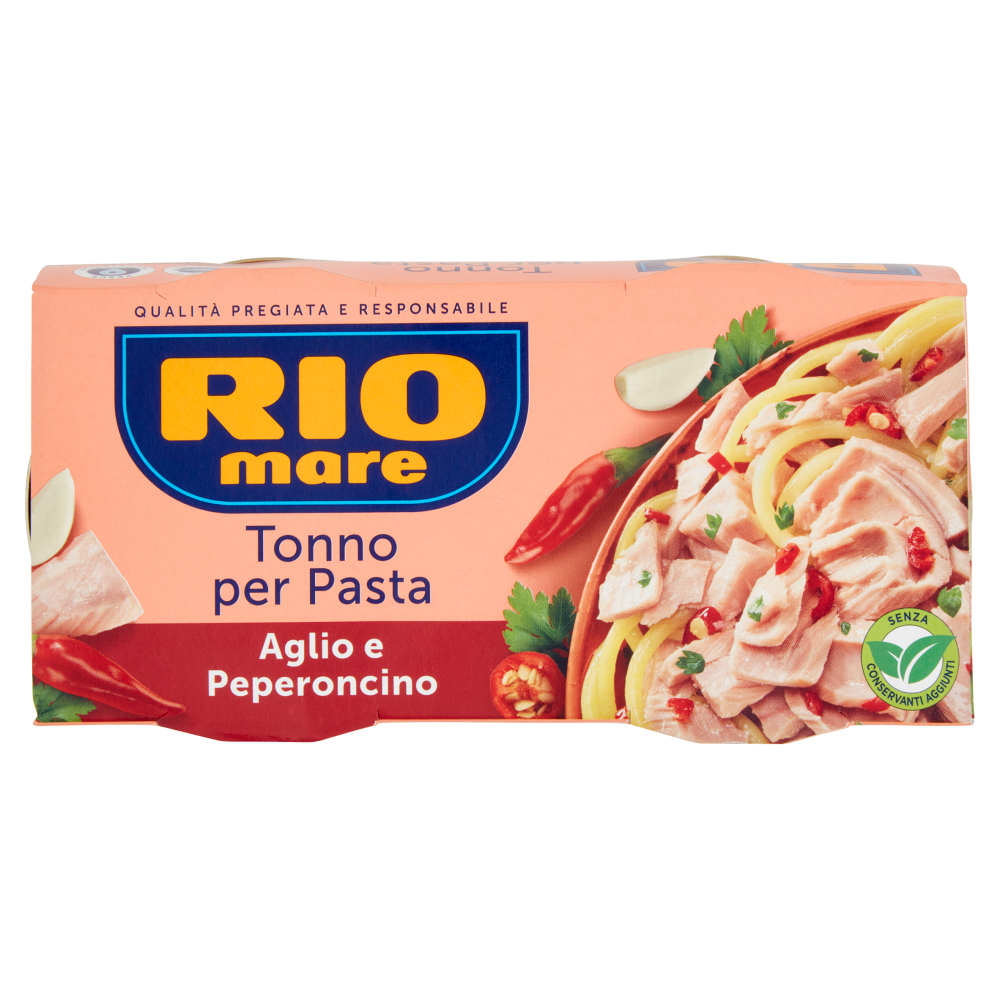Rio mare Tonno per Pasta Aglio e Peperoncino 2 x 160 g