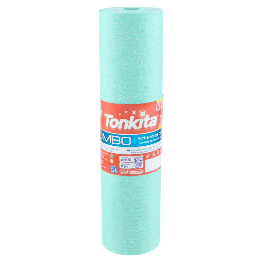 Tonkita Jumbo Pannospugna in Rotolo XL Size 1 pz