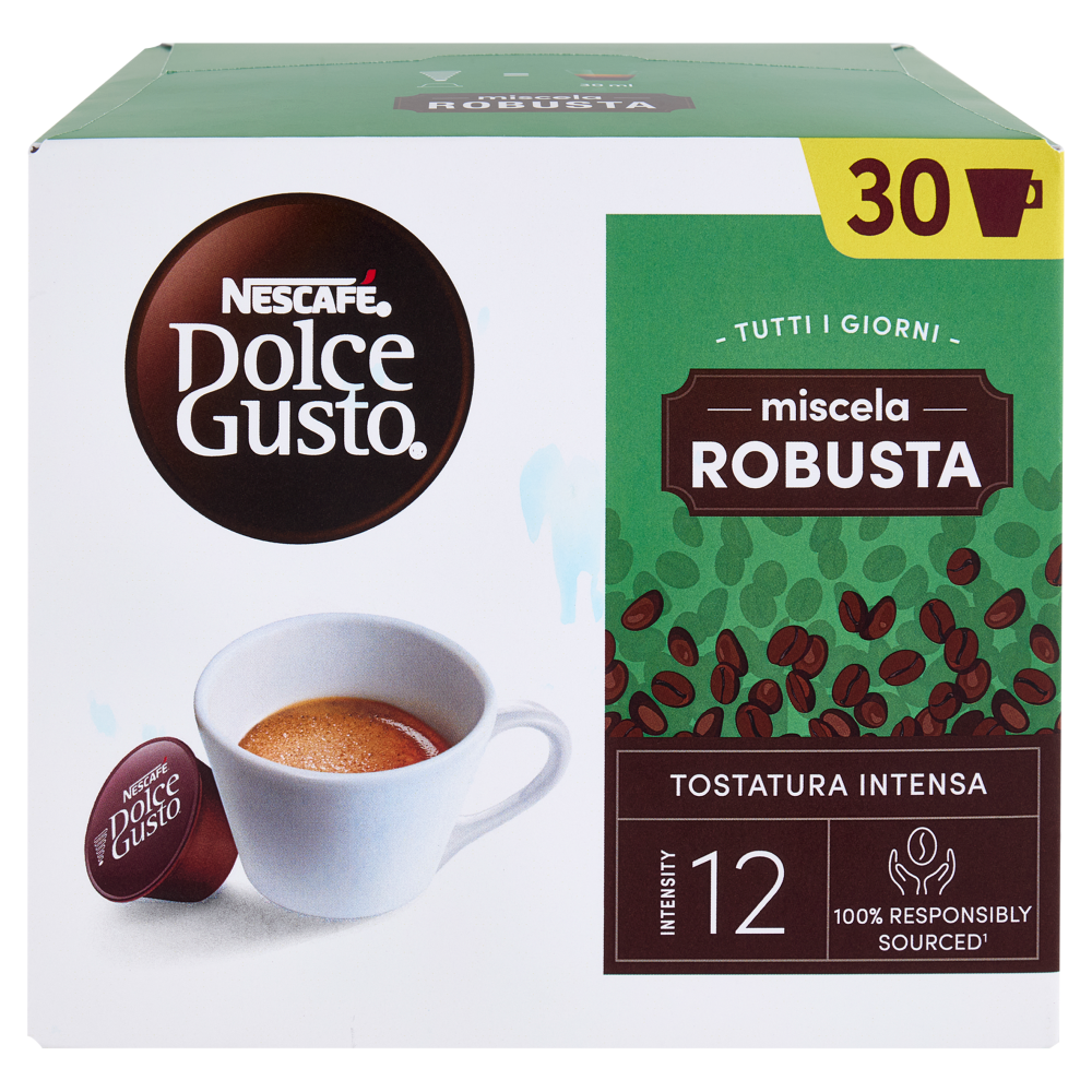 NESCAFÉ DOLCE GUSTO Miscela Robusta Caffè Espresso 30 Capsule 195g